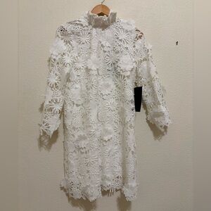 Tuckernuck Elegant White Lace Dress